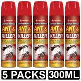 5X PestShield Ant & Crawling Killer Spray 300ml Pest Control